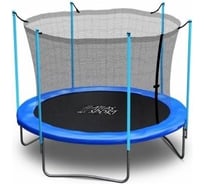 Батут Atlas Sport 252 см 8ft со внутренней сеткой и лестницей BLUE 2071000472522