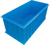 Прямоугольный бассейн под грунт с ребрами жесткости Экосети S5 3x2.4x1.5 м ППРБ32415S5