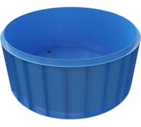 Круглый бассейн под грунт с ребрами жесткости Экосети S5 1.5x1.5 м ПКРБ1515S5