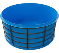 Круглый наземный бассейн с металлокаркасом Экосети S8 1.5x1.5 м НКРБ1515S8
