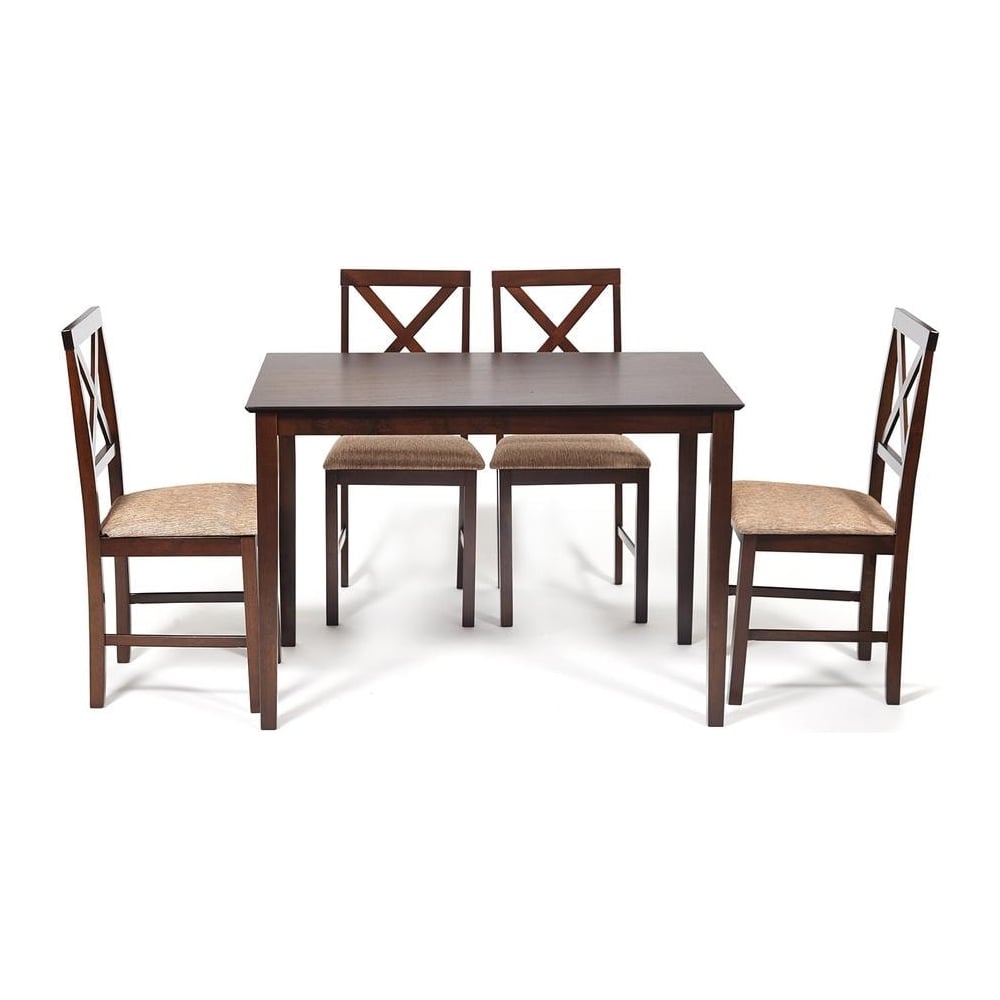 обеденный комплект стол 4 стула