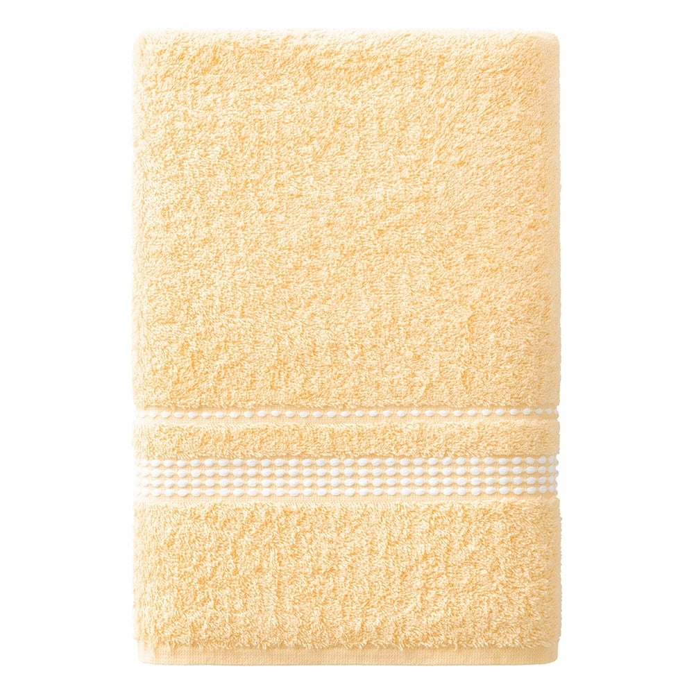 Махровое полотенце Самойловский Текстиль 50/90 Лето Светло-желтое, 400 ...