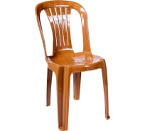 Пластиковый стул Garden Story Алания коричневый 755к
