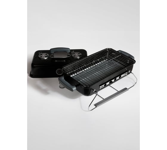 Угольный гриль GoGarden переносной с термометром (weber style) Premium 43 50154