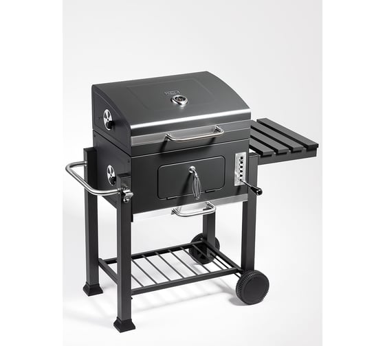 Стационарный гриль "cтанция" с термометром и регулировкой высоты GoGarden grill-master 61 50144