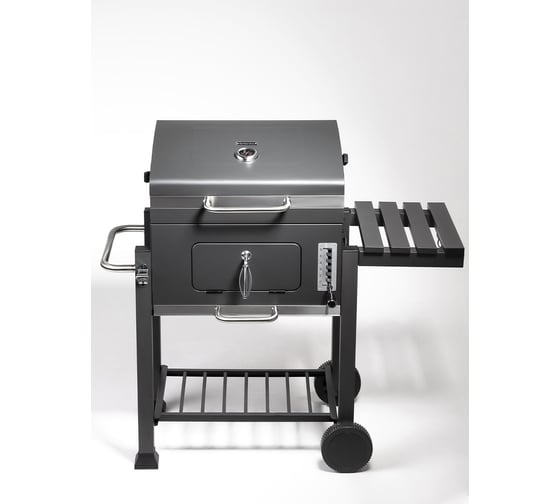 Стационарный гриль "cтанция" с термометром и регулировкой высоты GoGarden grill-master 61 50144