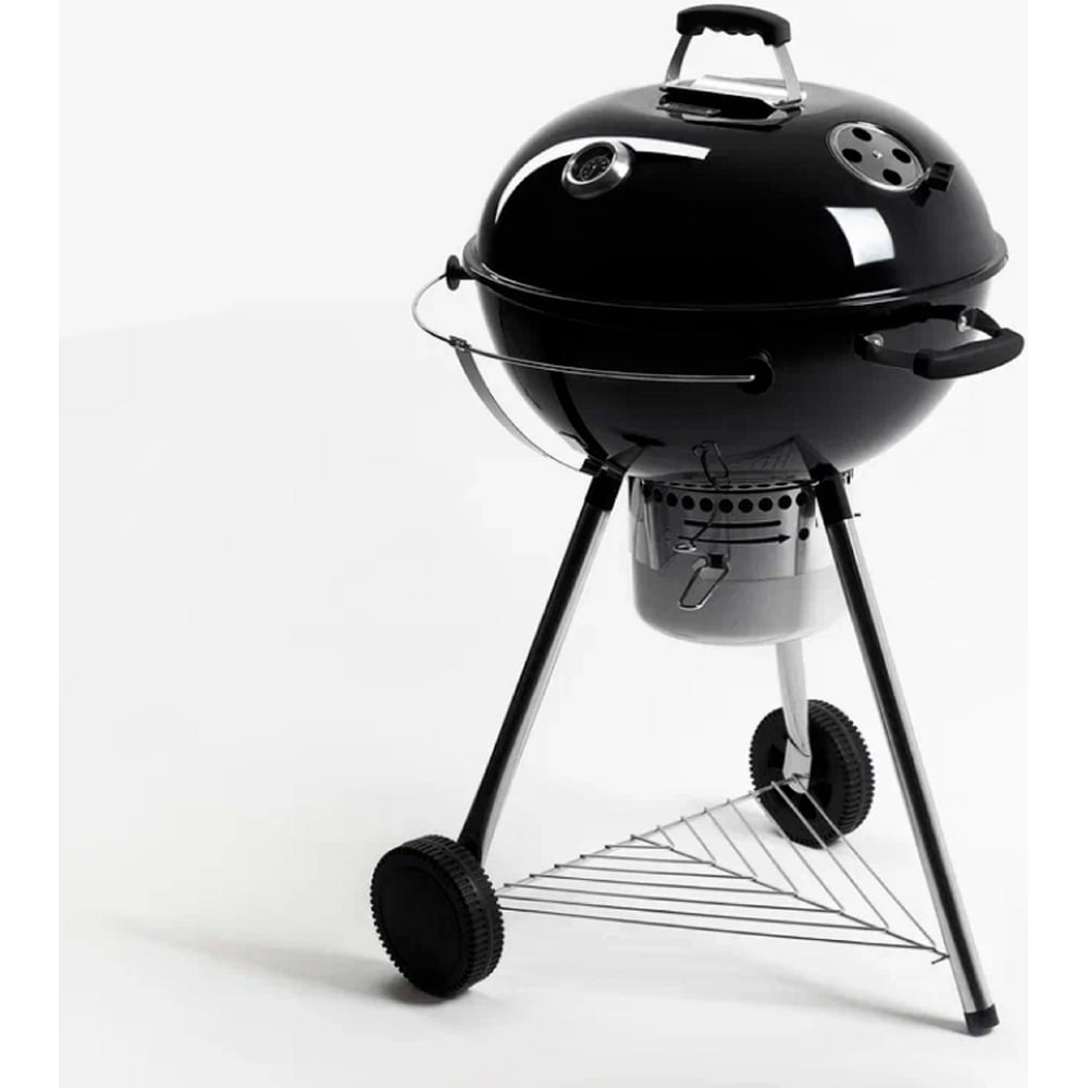 Круглый гриль с термометром, золосборником и фиксацией крышки GoGarden ...