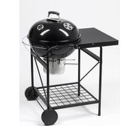 Круглый гриль с термометром, золосборником и столешницей GoGarden weber style premium 56 pro lux 50155