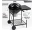 Круглый гриль с термометром, золосборником и столешницей GoGarden weber style premium 56 pro lux 50155 9
