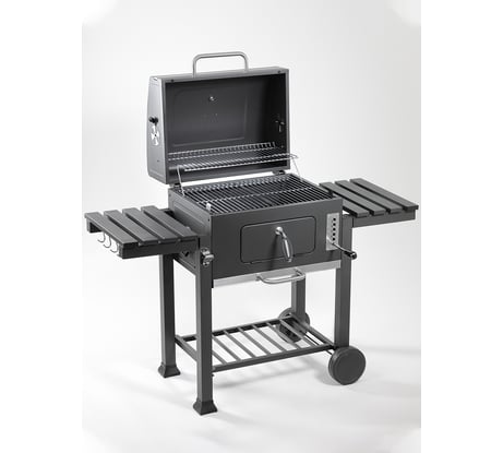 Стационарный гриль "cтанция" с термометром и регулировкой высоты GoGarden grill-master 61 pro 50145