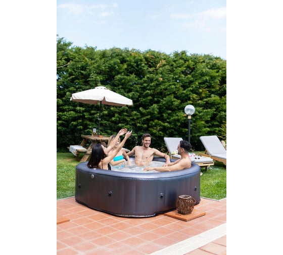 СПА-бассейн MSpa Otium 185x185x68 см 930 л, квадратный, гидромассаж, аэромассаж M-OT062