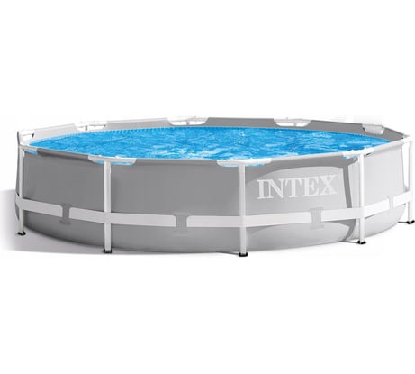 Каркасный бассейн Intex Prism Frame 366x122 см, 10685 л, фильтр-насос 3785 л/ч, лестница 26718