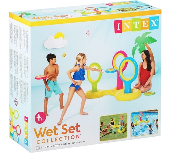 Набор для игры на воде Intex Летающие тарелки 178x102x104 см от 3 лет 57510