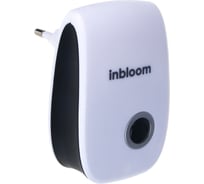 Ультразвуковой отпугиватель INBLOOM 85x55x30 мм, АС90-220V, 50Hz, 5W, 15-22 м2, ABS 156-020