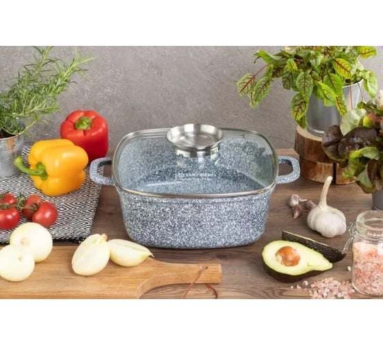 Квадратный казан EDENBERG 3.7 л, 22 см EB-3972