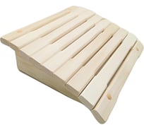Подголовник мягкий массажер для бани и сауны из липы Бацькина баня 30x35 см 30201