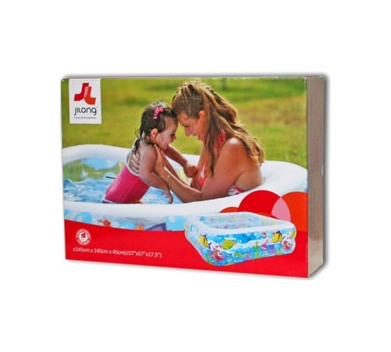Бассейн детский JILONG Sea World Square Pool 175x109x46см 10118