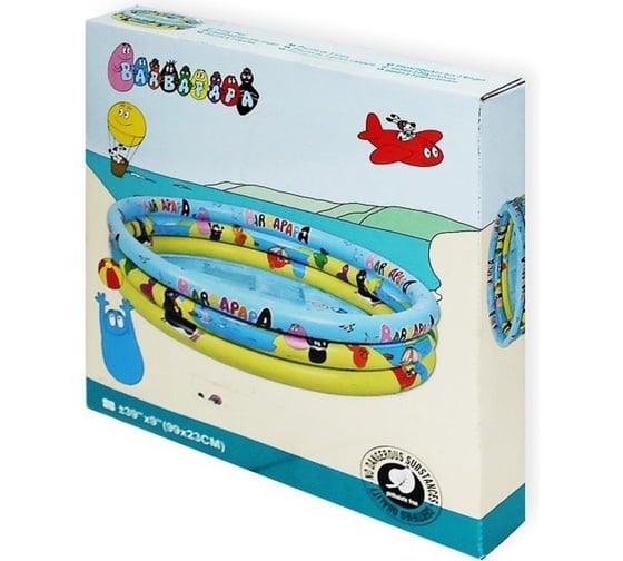 Бассейн надувной JILONG BARBAPAPA 3-RING 99х23см JL017378NPF