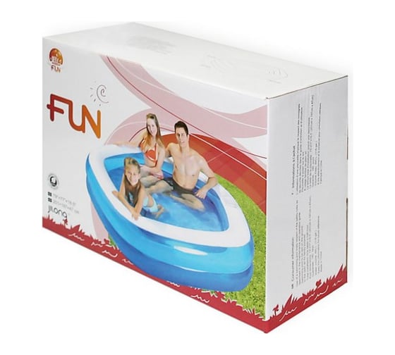 Бассейн JILONG Giant Pentagon Pool 201x197x47см, синий семейный 17222