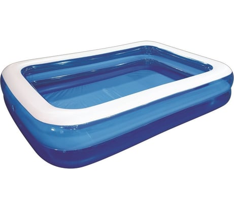 Бассейн JILONG Giant Rectangular Pool 2-ring 262x175x50см, синий семейный 10291