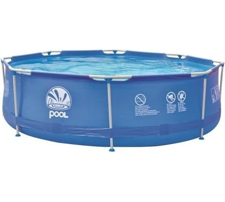 Бассейн JILONG ROUND STEEL FRAME POOLS 300х76см, синий круглый 16026EU