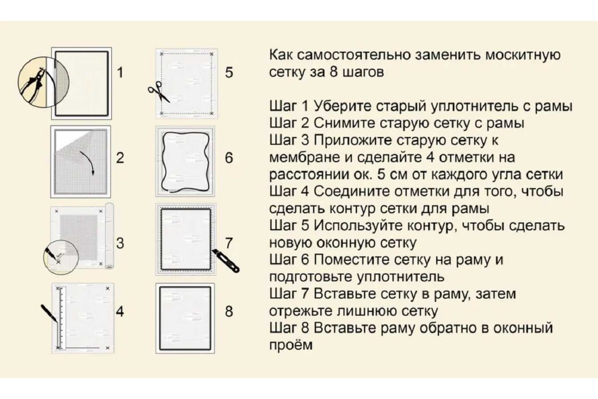 Москитная сетка антипыль KOMFORT москитные системы micro mesh полотно серое  1400х600 мм МС000107серый