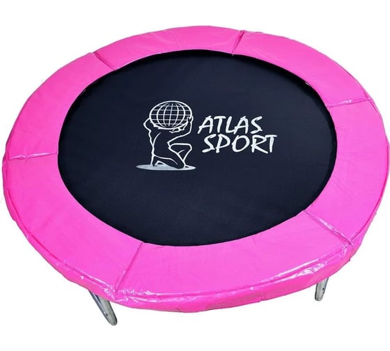 Батут Atlas Sport 140 см 4.5ft Pink без лестницы 2071000431451