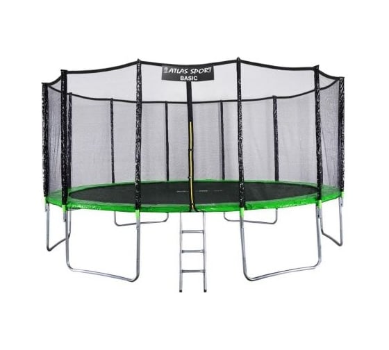 Батут Atlas Sport 490 см 16ft Basic green 2071000444918
