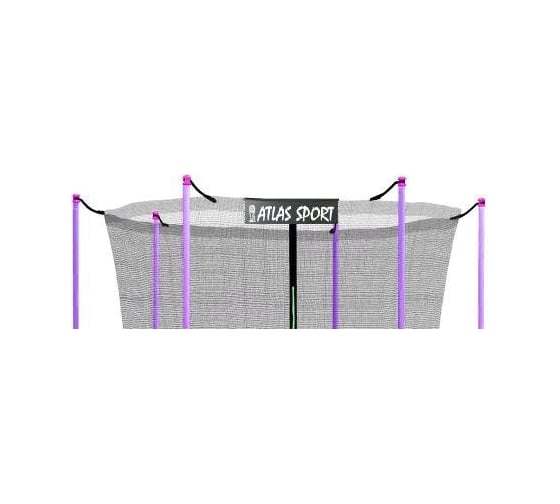 Батут Atlas Sport 374 см 12ft с внутренней сеткой и лестницей purple 2071000479743