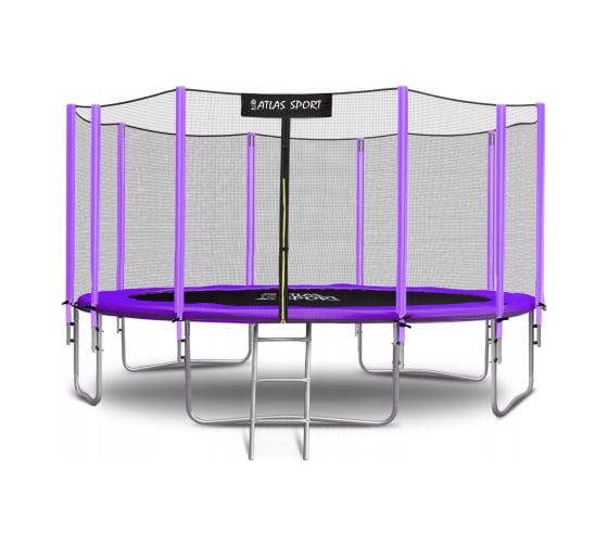 Батут Atlas Sport 465 см 15ft Basic purple 2071000444673