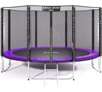 Батут Atlas Sport 435 см 14ft PRO усиленные опоры purple 2071000459332