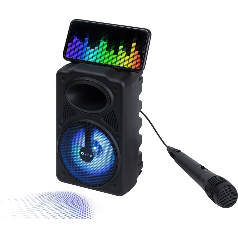 Портативная колонка Intro BRW440 bluetooth беспроводная с микрофоном ...