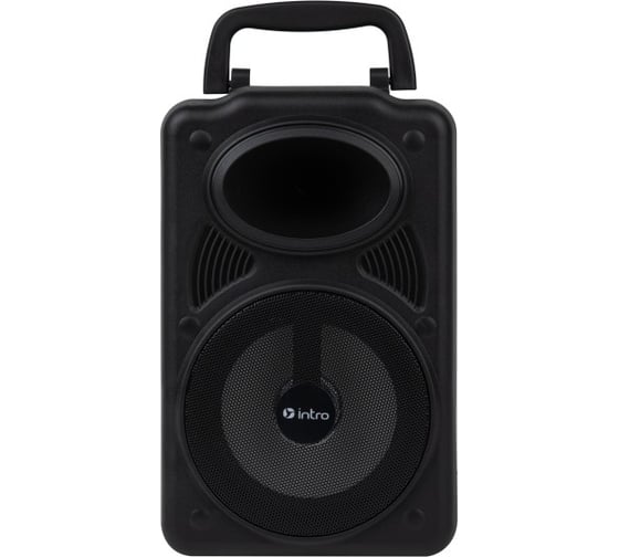 Портативная колонка Intro BRW440 bluetooth беспроводная с микрофоном акустическая черная Б0057183