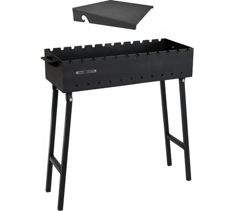 Складной мангал 3 мм, 750 + полка Unikit UN-МСК8