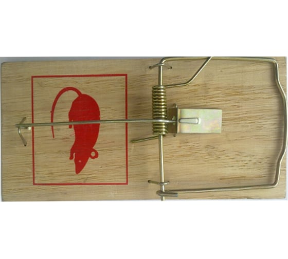 Крысоловка, дерево, 1шт Mr.Mouse СЗ.040014