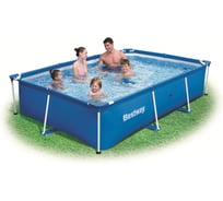 Каркасный бассейн BestWay 300х201х66 см, прямоугольный 56404 BW 030560