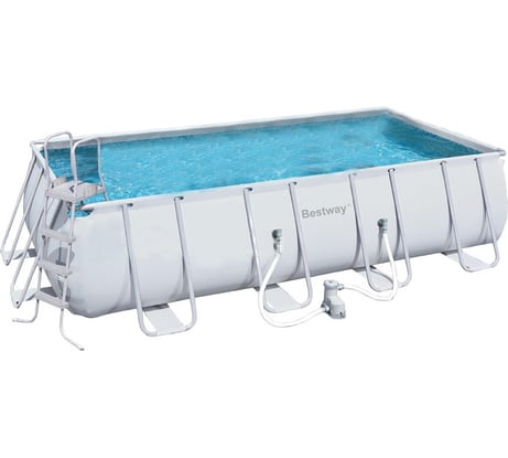 Каркасный бассейн BestWay 412х201х122 см, прямоугольный 56457 BW 004881