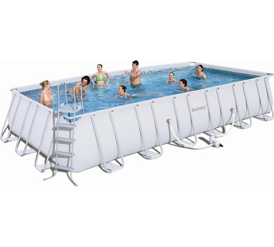 Бассейн каркасный BestWay 671х366х132см прямоугольный 56470 BW 1