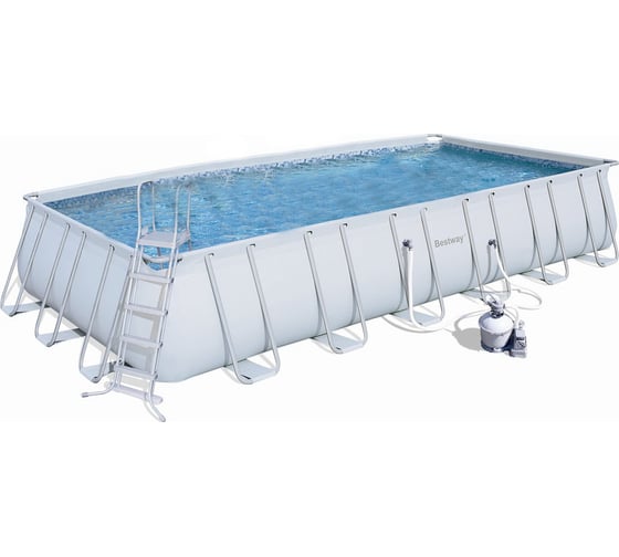 Каркасный бассейн BestWay 671х366х132см прямоугольный 56471 BW