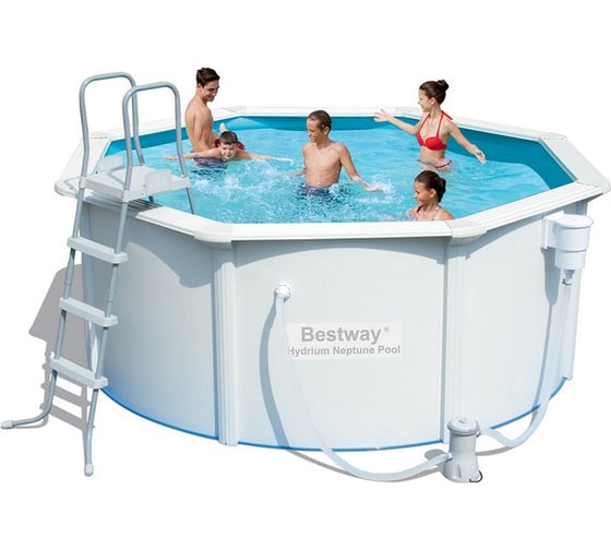 Бассейн BestWay Hydrium Pool Set 360х120см стальной 56571 BW 1