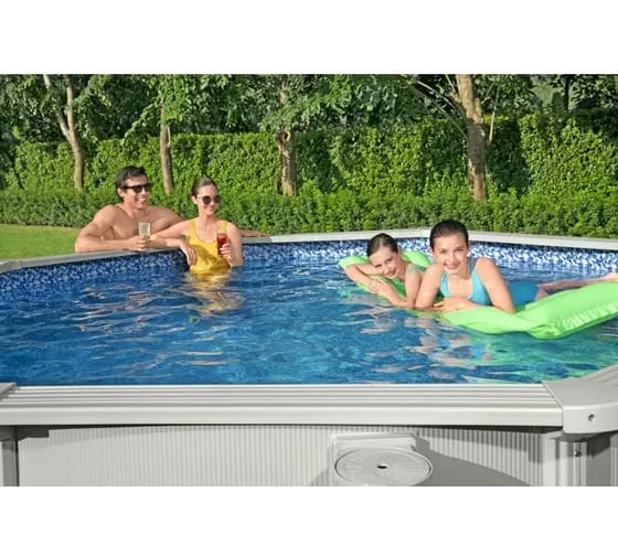 Бассейн BestWay Hydrium Pool Set 360х120 см, стальной 56574 BW 008912