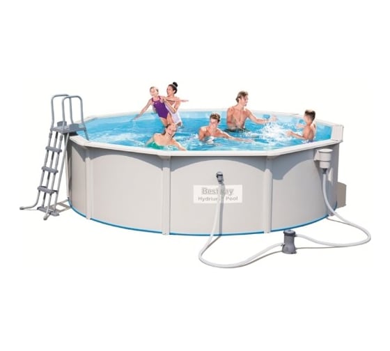 Бассейн BestWay Hydrium Pool Set 460х120см стальной 56382 BW