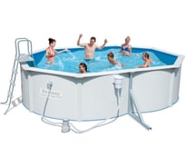 Бассейн BestWay Hydrium Oval Pool Set 500х360х120см стальной овальный 56583 BW