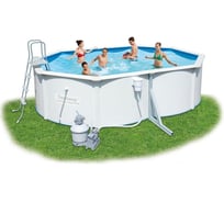 Бассейн BestWay Hydrium Oval Pool Set 500х360х120см стальной овальный 56586 BW