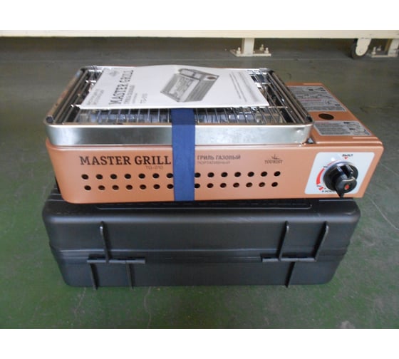 Портативный газовый гриль TOURIST MASTER GRILL TG-010 для мяса и рыбы ...