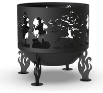 Костровая чаша Fire-House Деревья диам. 500 мм, коническое дно Ch-500деревья