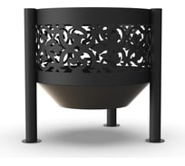 Костровая чаша Fire-House Ажурная диам. 600 мм, на трубчатых ножках Ch-600ажурная