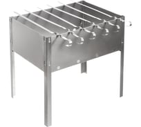 Сборный мангал + 6 шампуров BOYSCOUT 350х250х350мм 61235