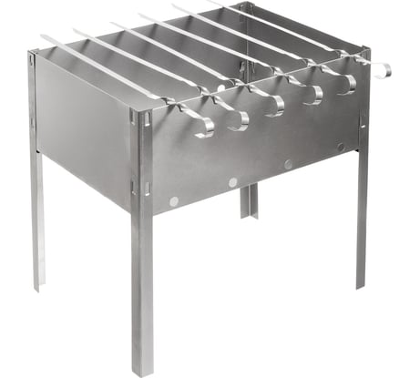 Сборный мангал + 6 шампуров BOYSCOUT 350х250х350мм 61235