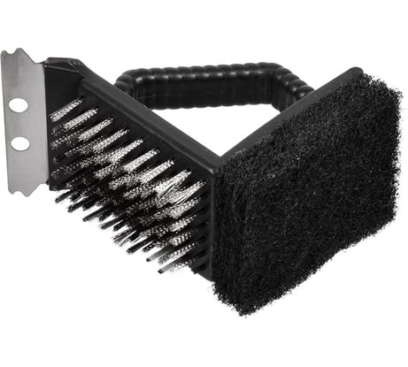 Щетка для чистки гриля (скребок, щетка, губка) BOYSCOUT 61334